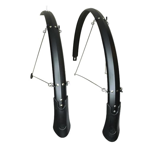 Planet Bike Cascadia Aluminum Fenders with Mudflaps (700c x 43mm)