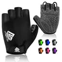 HTZPLOO Half-Finger Bike Gloves (Shock-Absorbing Pad)